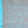 Пуховый оренбургский платок серый, арт. П4-100-03