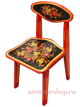 Детский стул с художественной росписью Хохлома, арт. 73020000000