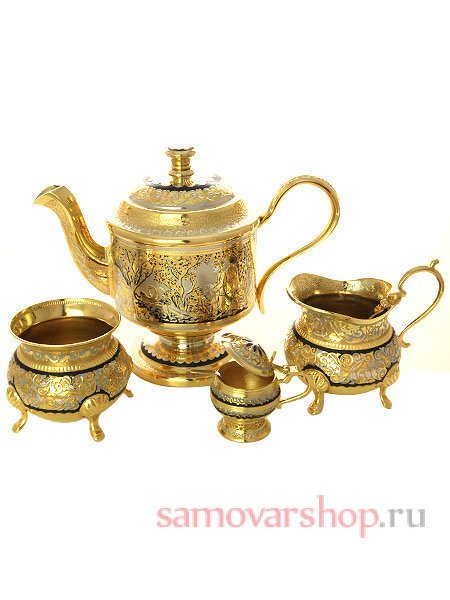 Набор для чая "Славянский" в подарочной коробке, Златоуст